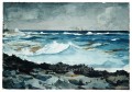Shore And Surf Nassau Realism marine painter Winslow Homer